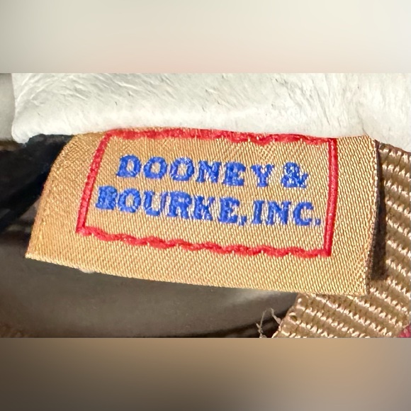 Dooney & Bourke Florentine Amelie Tote Leather Crossbody Satchel Chestnut EUC - Picture 15 of 16